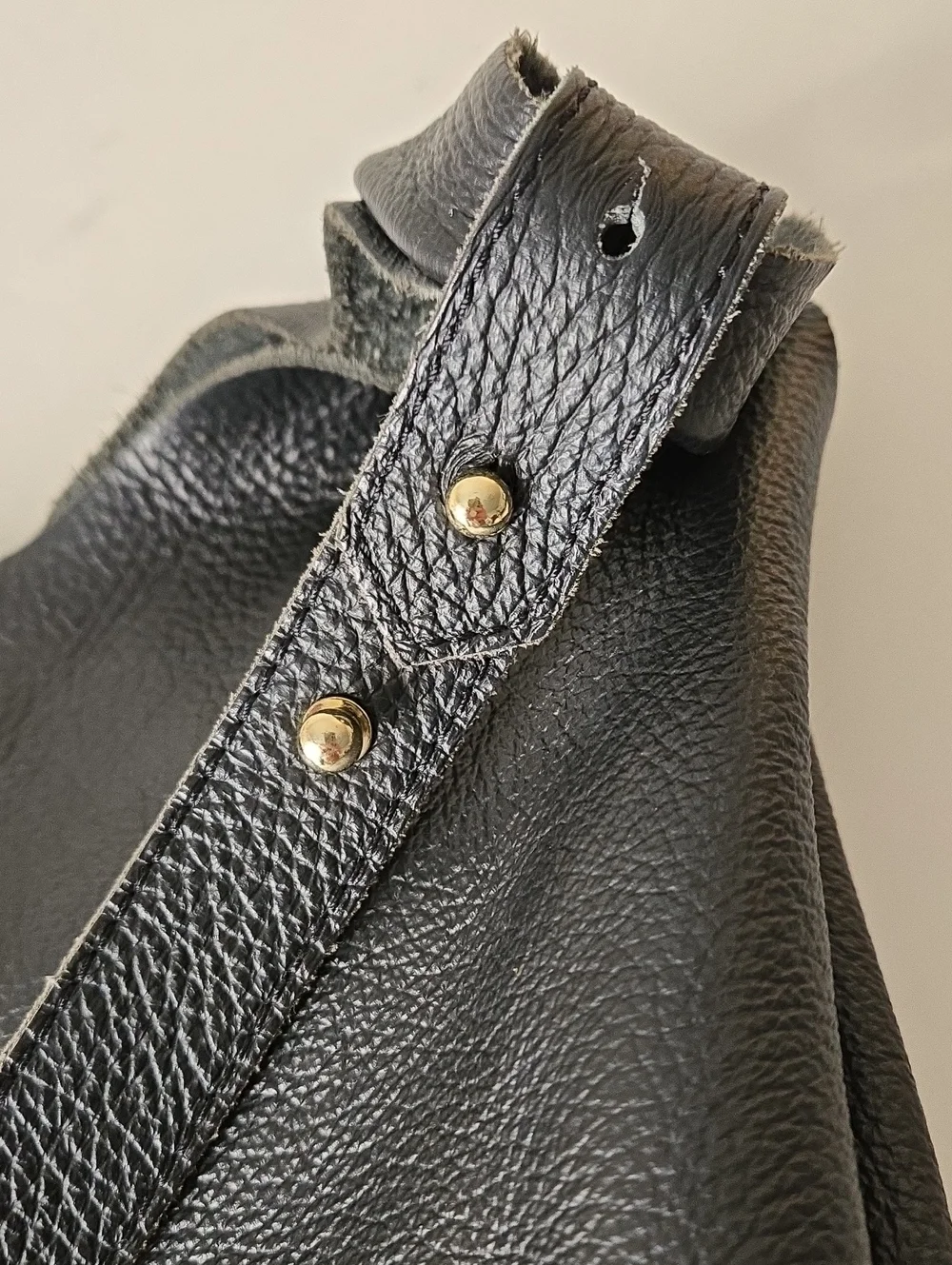 STEPHIECATH Large Hobo Y2K Soft Leather Shoulder Bag
